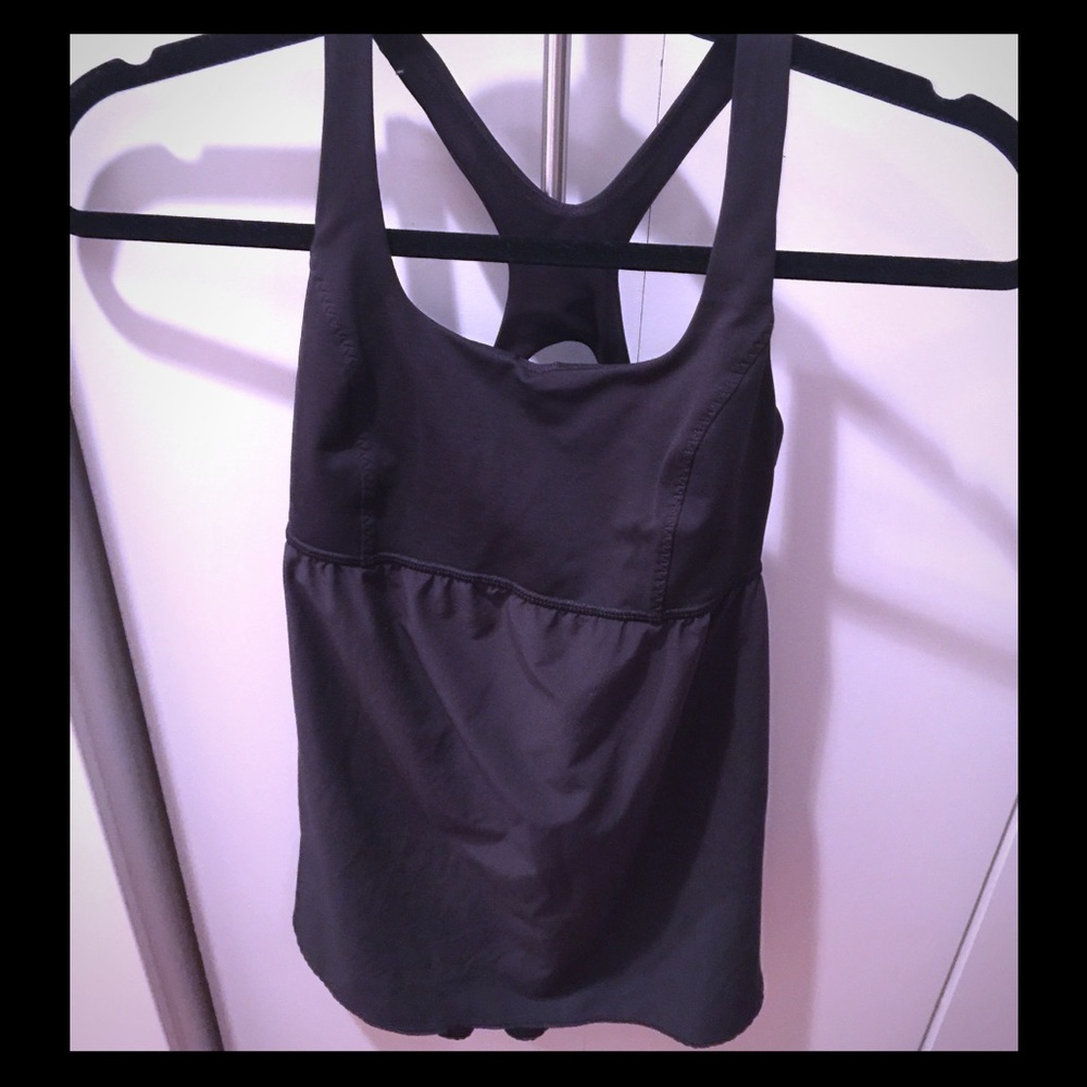 New Lululemon Flowy Tank Top Built in Bra Black